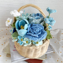 Load image into Gallery viewer, Flower Basket Blue
