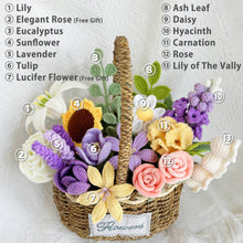 Load image into Gallery viewer, 13in1 Flower Crochet Pattern Bouquet