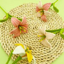 Load image into Gallery viewer, Rain Lily Orchid Crochet Pattern