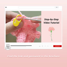 Load image into Gallery viewer, Carnation & Ash Leaf Crochet Kit