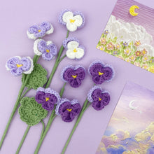 Load image into Gallery viewer, Pansy Flower Crochet Pattern