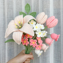 Load image into Gallery viewer, Lily Flower Bouquet Crochet Patterns