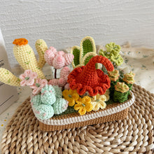 Load image into Gallery viewer, Pot of Succulents Crochet Pattern