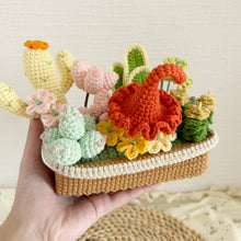 Load image into Gallery viewer, Pot of Succulents Crochet Pattern