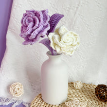 Load image into Gallery viewer, Rosa Chinensis Flower Crochet Pattern