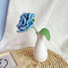 Load image into Gallery viewer, Rosa Chinensis Flower Crochet Pattern