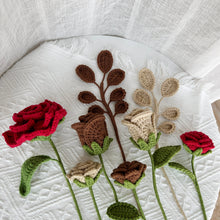 Load image into Gallery viewer, Rose Flower Bouquet Crochet Patterns