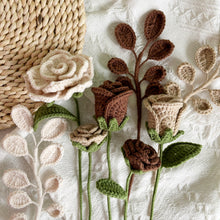 Load image into Gallery viewer, Rose Flower Bouquet Crochet Patterns