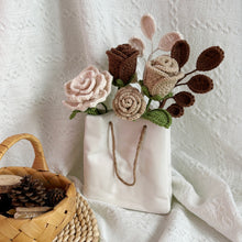 Load image into Gallery viewer, Rose Flower Bouquet Crochet Patterns