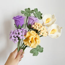 Load image into Gallery viewer, Carnation Flower Bouquet Crochet Patterns