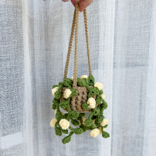 Load image into Gallery viewer, String of Pearls Pothos Crochet Pattern