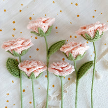 Load image into Gallery viewer, Cappuccino Rose Crochet Pattern