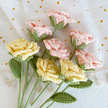 Load image into Gallery viewer, Cappuccino Rose Crochet Pattern