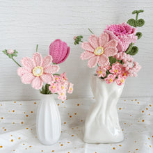 Load image into Gallery viewer, Crochet Flowers Pink