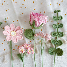 Load image into Gallery viewer, Crochet Flowers Pink