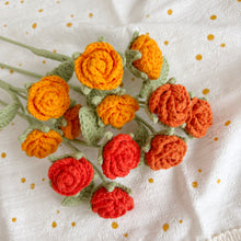 Load image into Gallery viewer, Bubble Rose Crochet Pattern