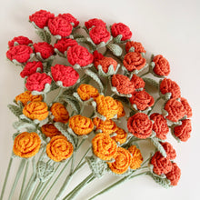 Load image into Gallery viewer, Bubble Rose Crochet Pattern