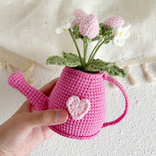 Load image into Gallery viewer, Strawberry Watering Can Crochet Pattern