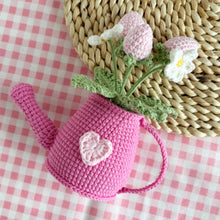 Load image into Gallery viewer, Strawberry Watering Can Crochet Pattern
