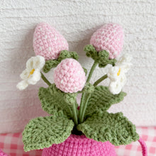 Load image into Gallery viewer, Strawberry Watering Can Crochet Pattern