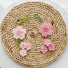 Load image into Gallery viewer, Hanging Sakura Crochet Pattern