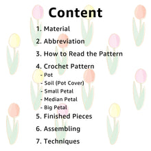 Load image into Gallery viewer, Succulents in Pot Crochet Pattern