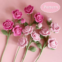 Load image into Gallery viewer, Barbie Rose Crochet Pattern