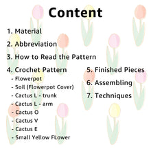 Load image into Gallery viewer, Cactus LOVE Crochet Pattern