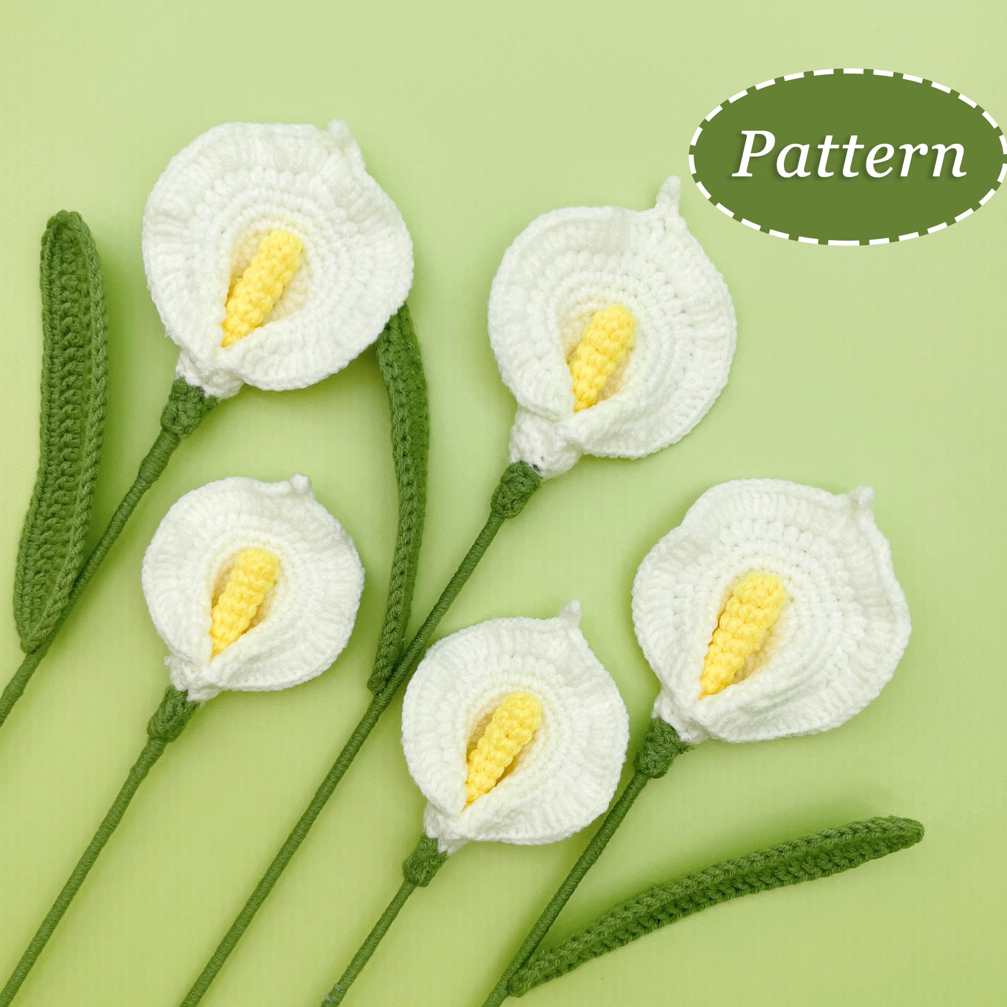 Calla Lily Flower Crochet Pattern – Lily's Lyric calla-lily-flower-crochet-pattern-lily-s-lyric