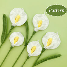 Load image into Gallery viewer, Calla Lily Flower Crochet Pattern