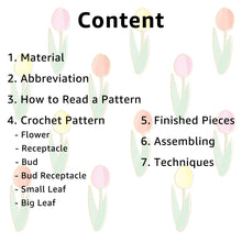 Load image into Gallery viewer, Camellia Crochet Pattern