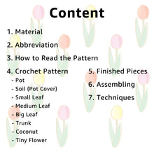 Load image into Gallery viewer, Coconut Tree Crochet Pattern