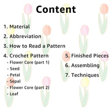 Load image into Gallery viewer, Sunflower Crochet Pattern