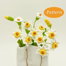 Load image into Gallery viewer, Daffodils Flower Crochet Pattern