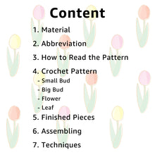 Load image into Gallery viewer, Hyacinth Flower Crochet Pattern