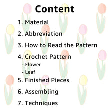 Load image into Gallery viewer, Lavender Flower Crochet Pattern