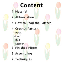 Load image into Gallery viewer, Lily Flower Crochet Pattern