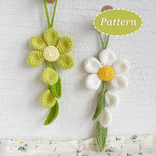 Load image into Gallery viewer, Hanging Daisy Crochet Pattern