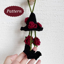 Load image into Gallery viewer, Witch Hat Pendant Crochet Pattern