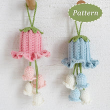 Load image into Gallery viewer, Hanging Lily of the Valley Crochet Pattern
