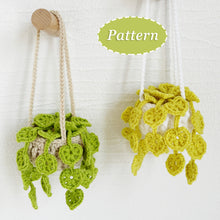 Load image into Gallery viewer, Tiny Pothos Monstera Crochet Pattern