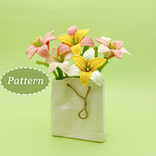 Load image into Gallery viewer, Rain Lily Orchid Crochet Pattern