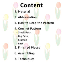 Load image into Gallery viewer, Rain Lily Orchid Crochet Pattern