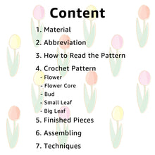 Load image into Gallery viewer, Sakura Flower Crochet Pattern