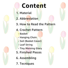 Load image into Gallery viewer, Morning Glory Crochet Pattern