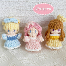 Load image into Gallery viewer, Three Little Princesses Crochet Pattern