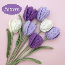 Load image into Gallery viewer, Tulip Flower Crochet Pattern