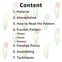 Load image into Gallery viewer, Wood Sorrels Crochet Pattern