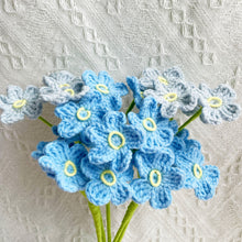 Load image into Gallery viewer, Forget-Met-Not Flower Crochet Pattern