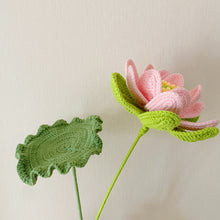 Load image into Gallery viewer, Lotus Water Lily Flower Crochet Pattern